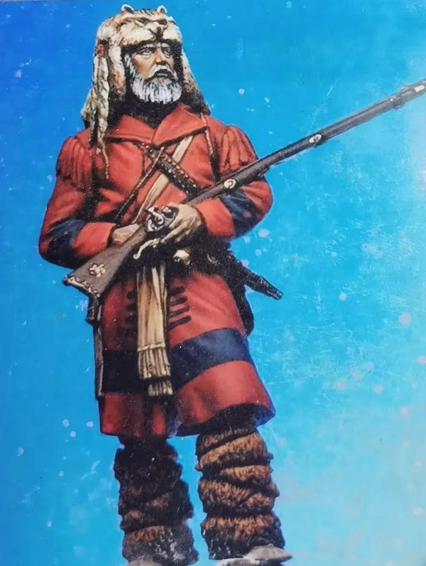 1/32 American Frontier Soldier, Resin Model Figure Kit, Military Theme, Unassembled and Unpainted