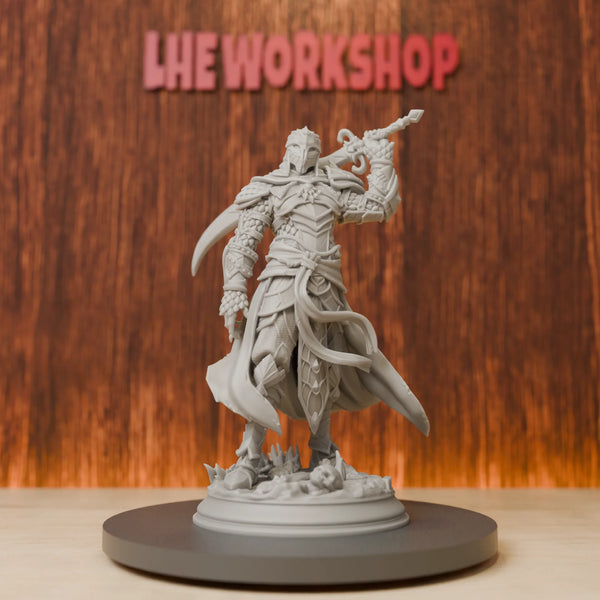 28mm Scimitar Warrior, Resin Model Figure Kit, Fantasy Theme, Unassembled and Unpainted