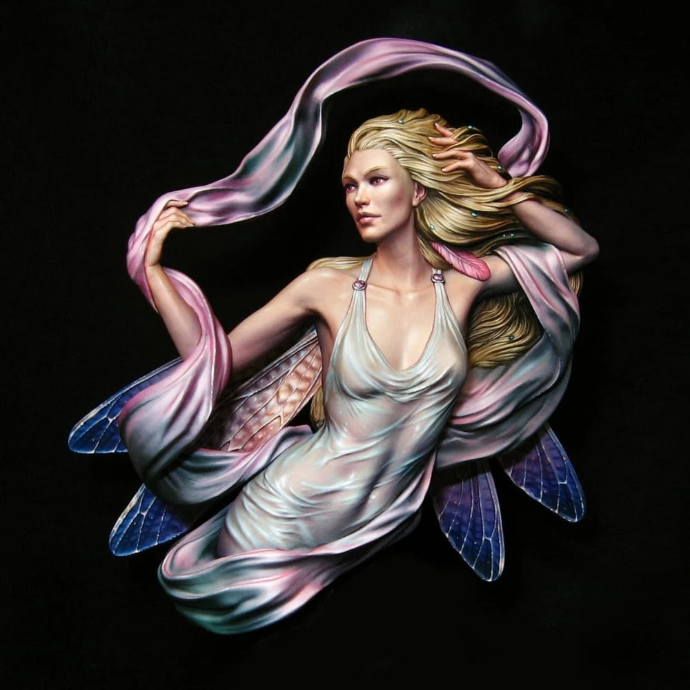 1/10 Fairy, Resin Model Bust Kit, Fantasy Theme, Unassembled and Unpainted