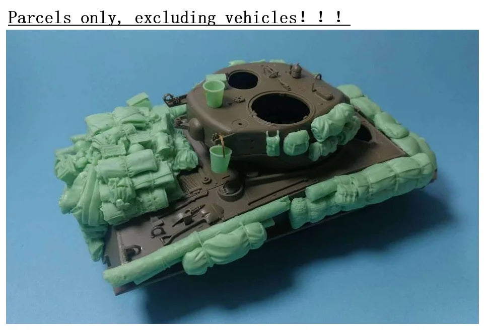 1/35 WWII Tank Turret Assembly, Resin Model Vehicle Kit, Unassembled and Unpainted