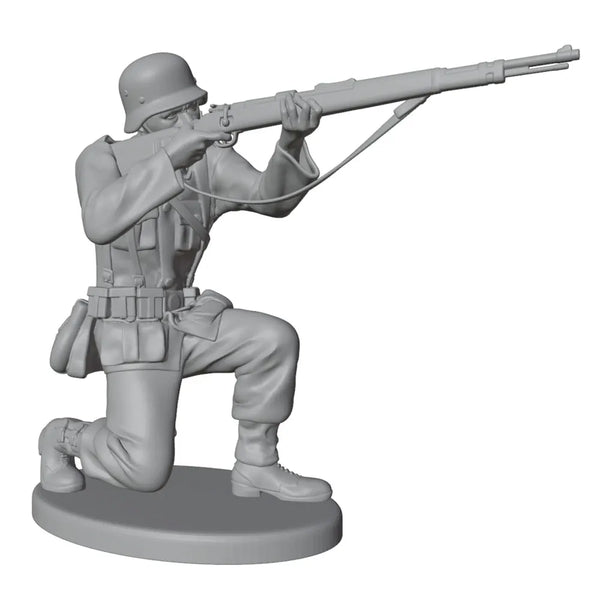 1/24 WWII German Infantry, 6 Figures, Resin Model Figure Kit, Unassembled and Unpainted