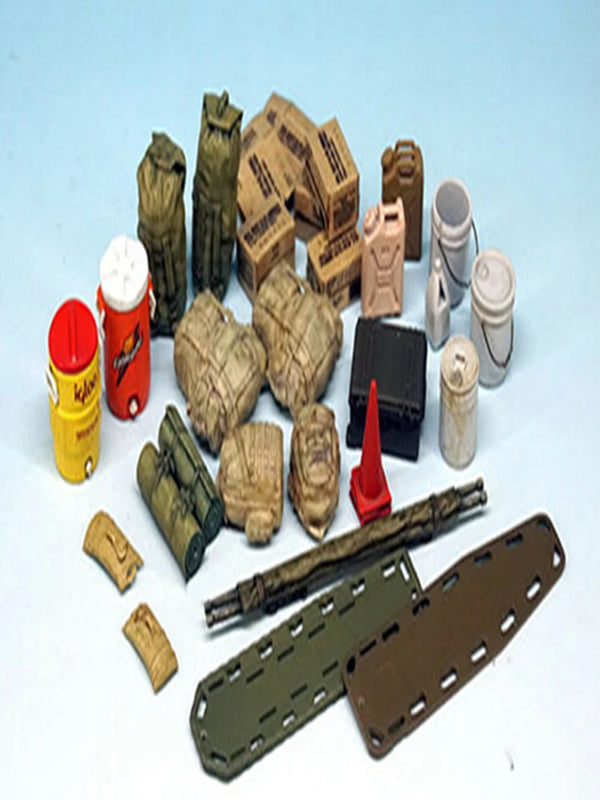 1/35 Modern Assault Squad with Commander, 4 Figures, Resin Model Figure Kit, Unassembled and Unpainted
