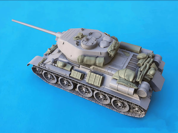1/35 WWII Soviet T-35 Heavy Tank, Resin Model Vehicle Kit, Unassembled and Unpainted
