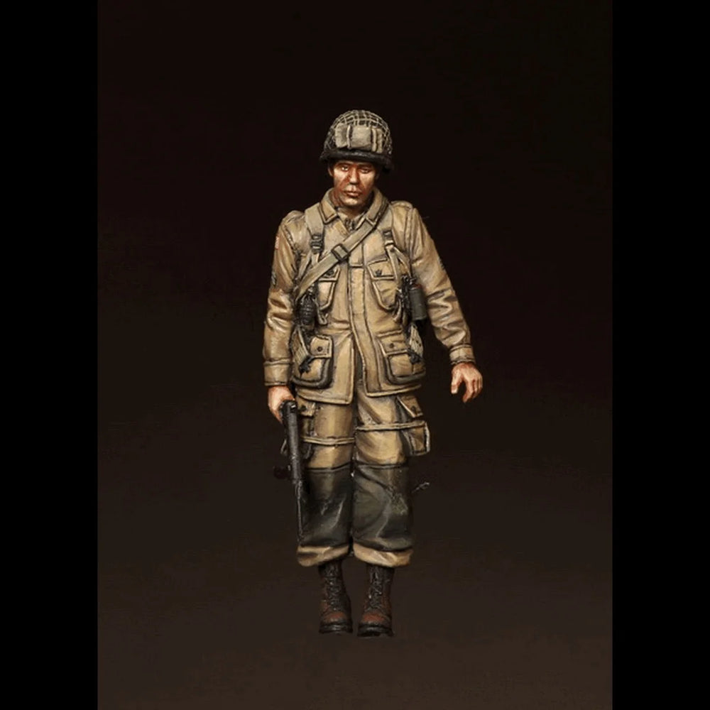 1/35 WWII US Army Paratrooper, Resin Model Figure Kit, Unassembled and Unpainted