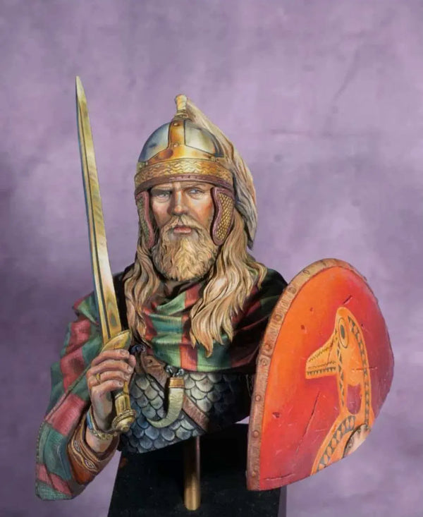 1/10 Medieval Viking Warrior, Resin Model Figure Kit, Unassembled and Unpainted