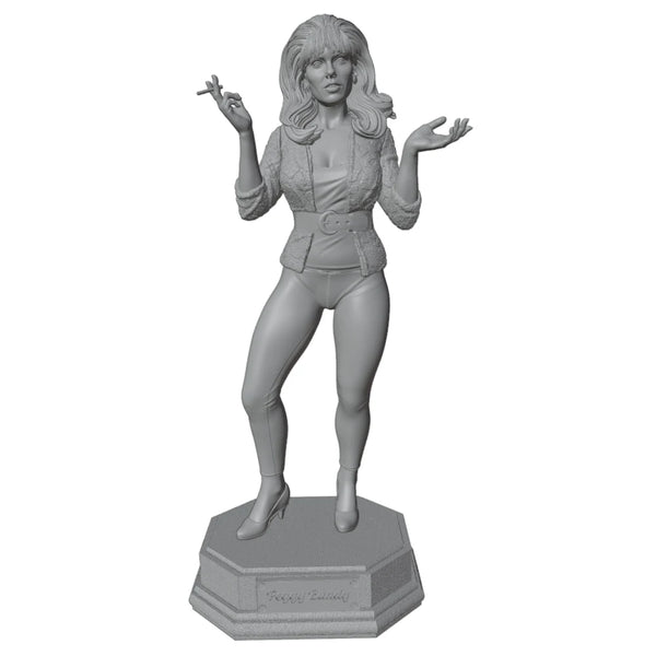1/24 Female in Patterned Jacket Expressive Pose, Resin Model Figure Kit, Anime Theme, Unassembled and Unpainted