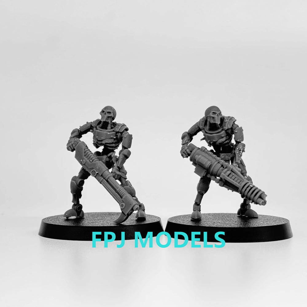 28mm Astronet X Infantry, 10 Figures, Resin Model Figure Kit, Sci-Fi Theme, Unassembled and Unpainted
