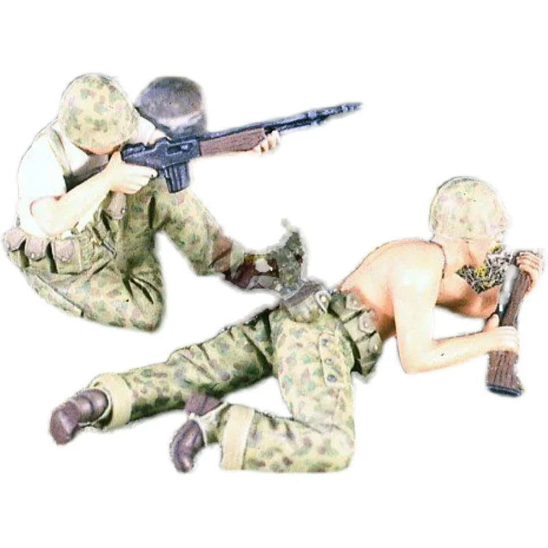 1/35 WWII US Army Pacific Soldier, Resin Model Figure Kit, Unassembled and Unpainted
