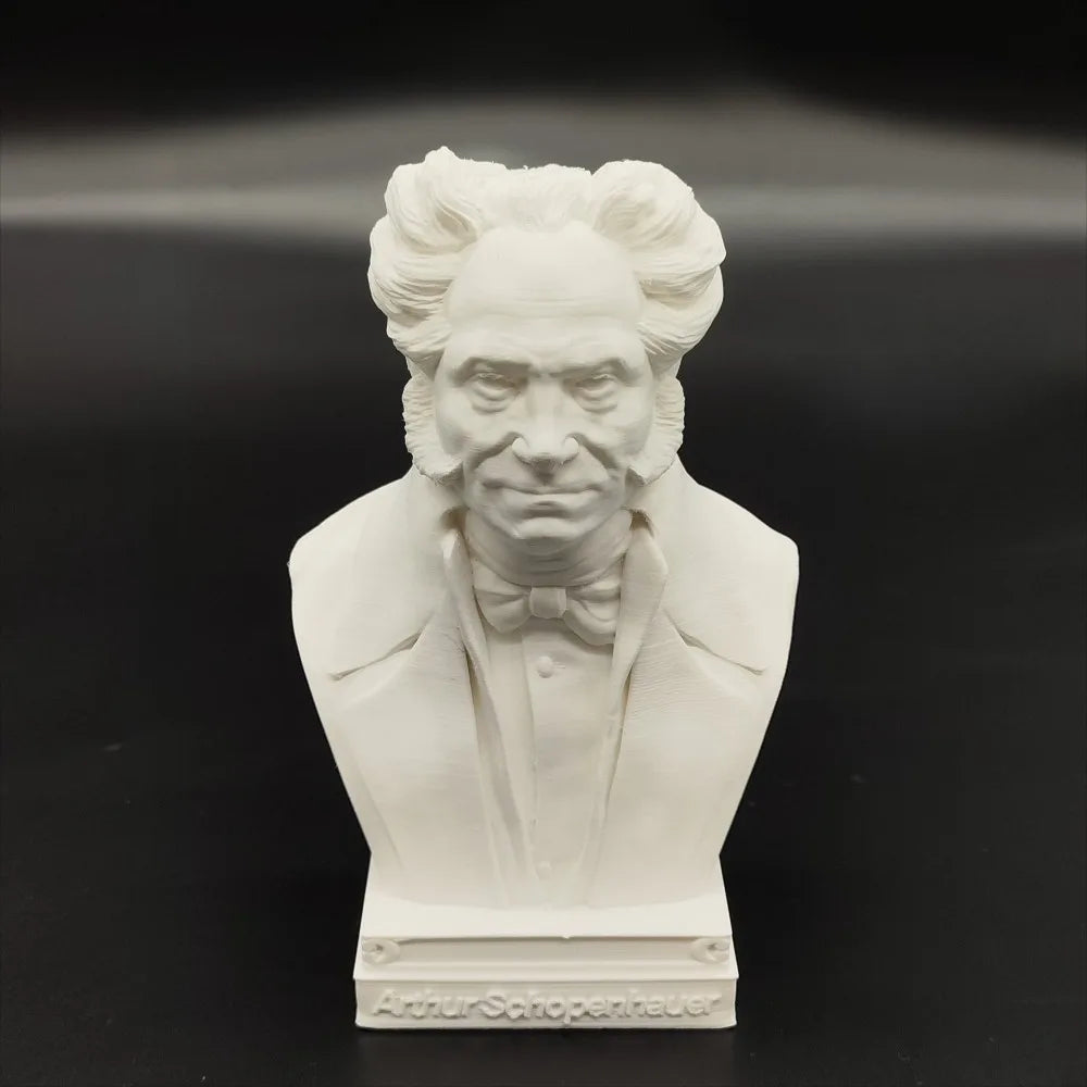 250mm Arthur Schopenhauer, Resin Model Bust Kit, Historical Theme, Unassembled and Unpainted