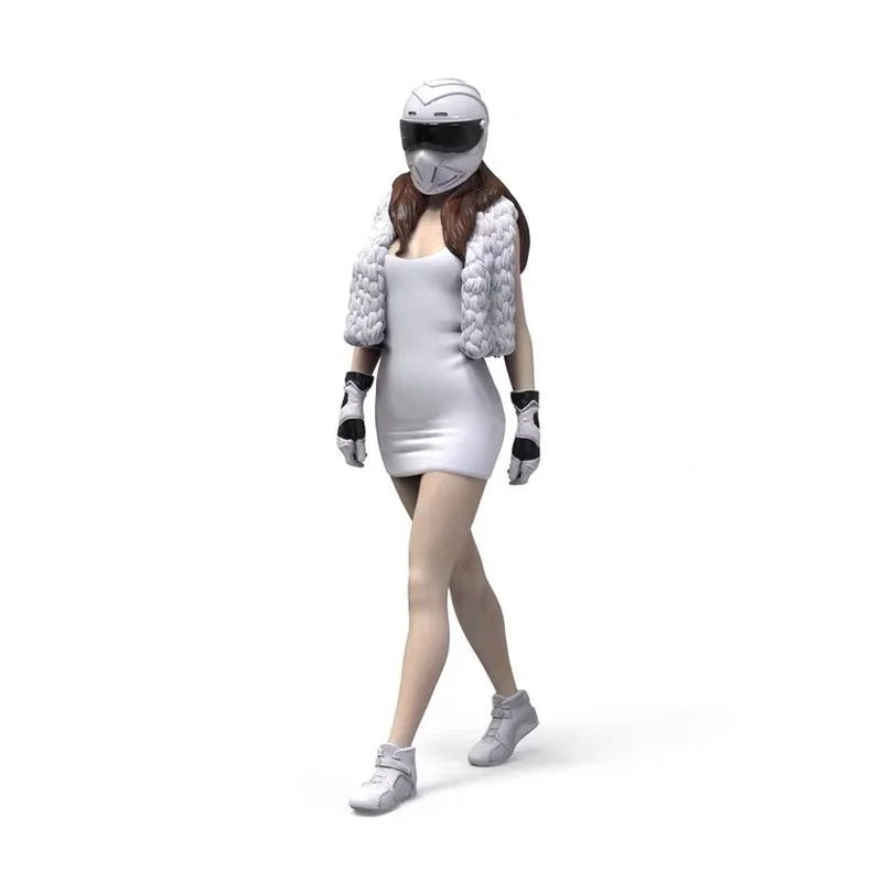 1/35 Race Queen, Resin Model Figure Kit, Unassembled and Unpainted