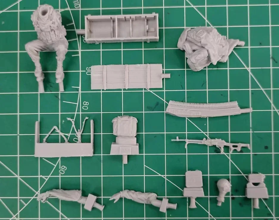 1/35 Modern GRU Special Forces Operator, Resin Model Figure Kit, Unassembled and Unpainted