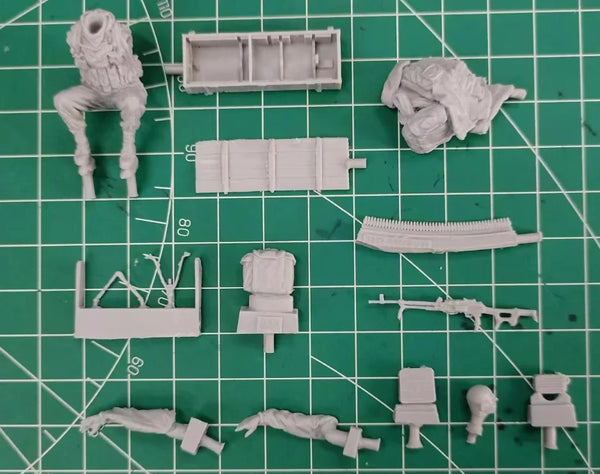 1/35 Modern GRU Special Forces Operator, Resin Model Figure Kit, Unassembled and Unpainted