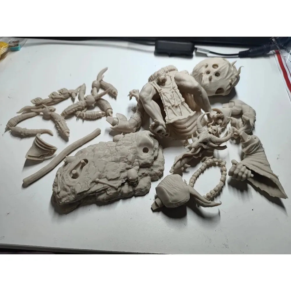230mm Demonic Daemon, Resin Model Figure Kit, Fantasy Theme, Unassembled and Unpainted