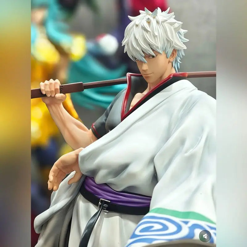 300mm Gintama Samurai, Resin Model Figure Kit, Anime Theme, Unassembled and Unpainted