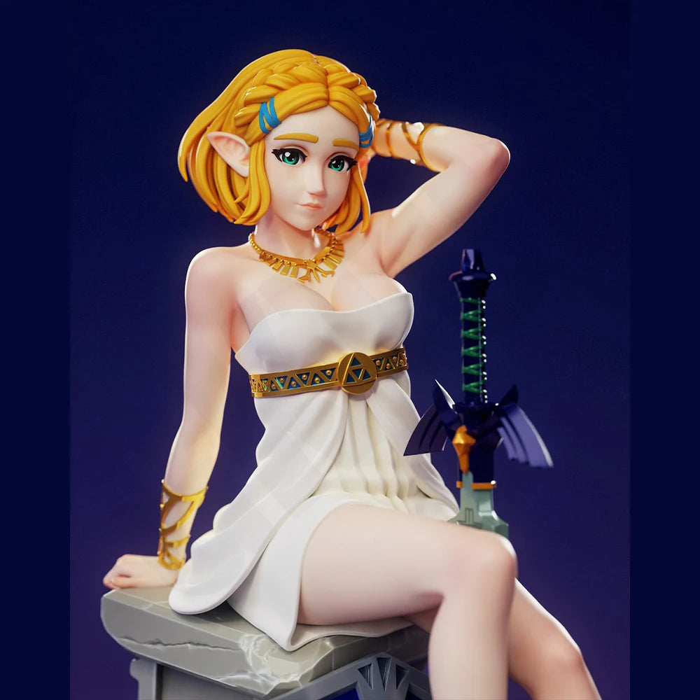 1/24 Warrior Maiden, Resin Model Bust Kit, Fantasy Theme, Unassembled and Unpainted