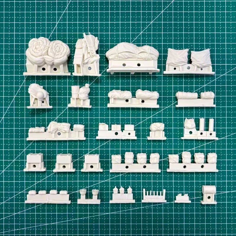 1/35 Cold War M51 Sherman Tank Accessories, Resin Model Vehicle Kit, Unassembled and Unpainted