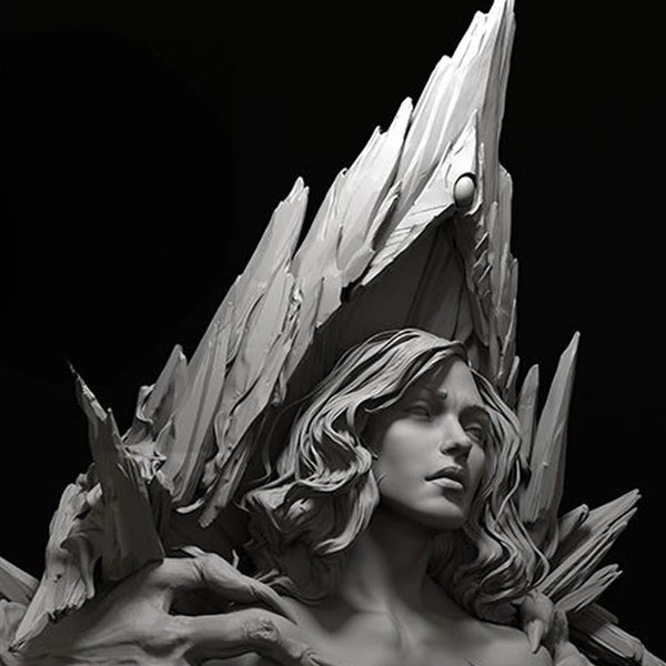 1/10 Lost Soul Devil, Resin Model Bust Kit, Fantasy Theme, Unassembled and Unpainted
