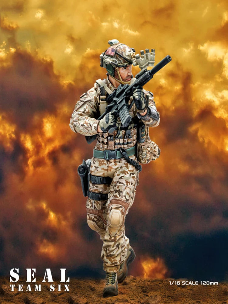 1/16 Modern Navy SEAL Team Six, Resin Model Figure Kit, Unassembled and Unpainted