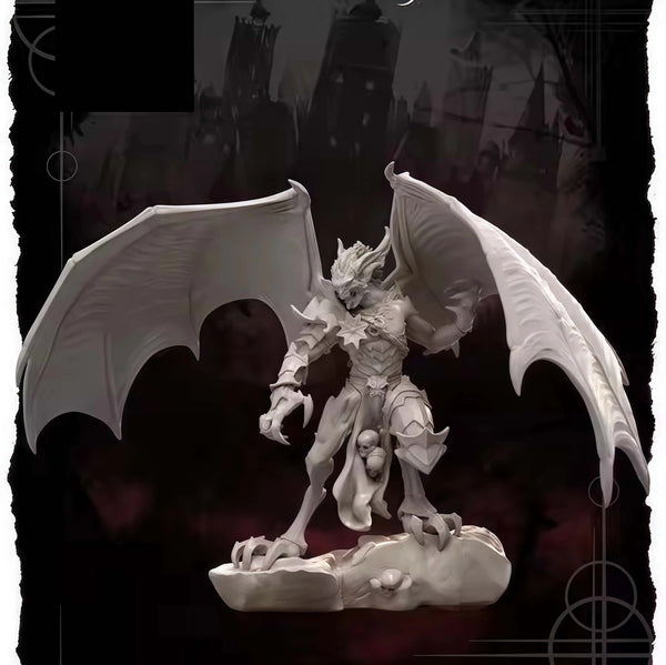 1/24 Demonic Bat King, Resin Model Figure Kit, Fantasy Theme, Unassembled and Unpainted