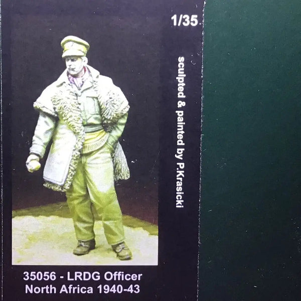 1/35 WWII LRDG Officer, Resin Model Figure Kit, Unassembled and Unpainted