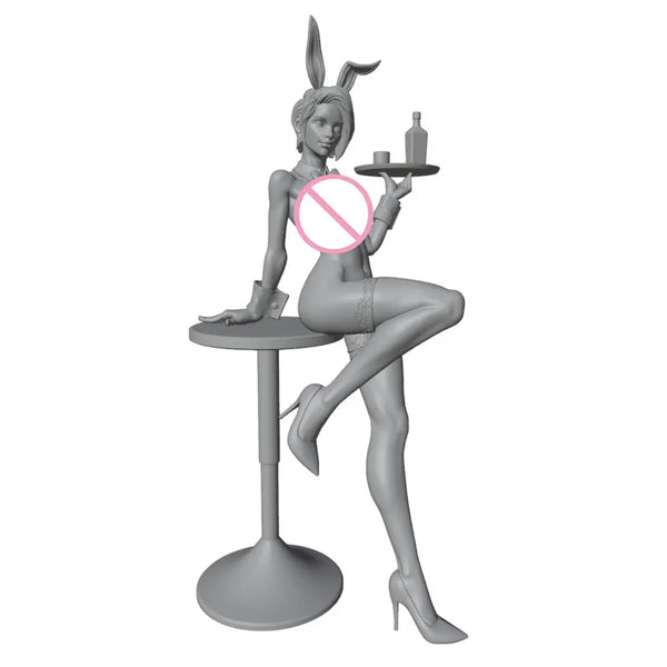 1/24 Bunny Girl Pinup, Resin Model Figure Kit, Unassembled and Unpainted