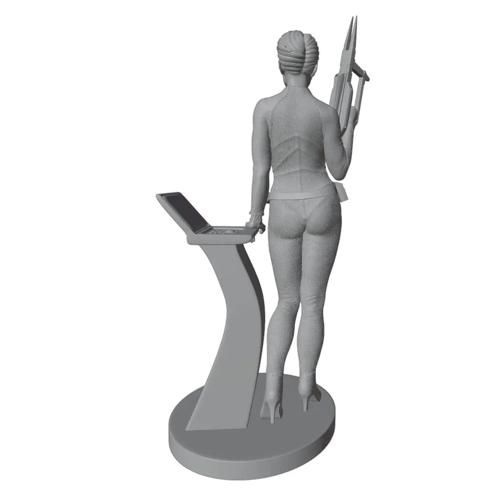 75mm Tactical Warrior, Resin Model Figure Kit, Unassembled and Unpainted