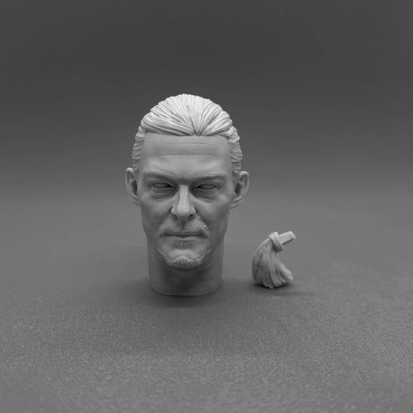 1/6 Character Head Sculpts Collection, 11 Figures, Resin Model Bust Kit, Historical Theme, Unassembled and Unpainted