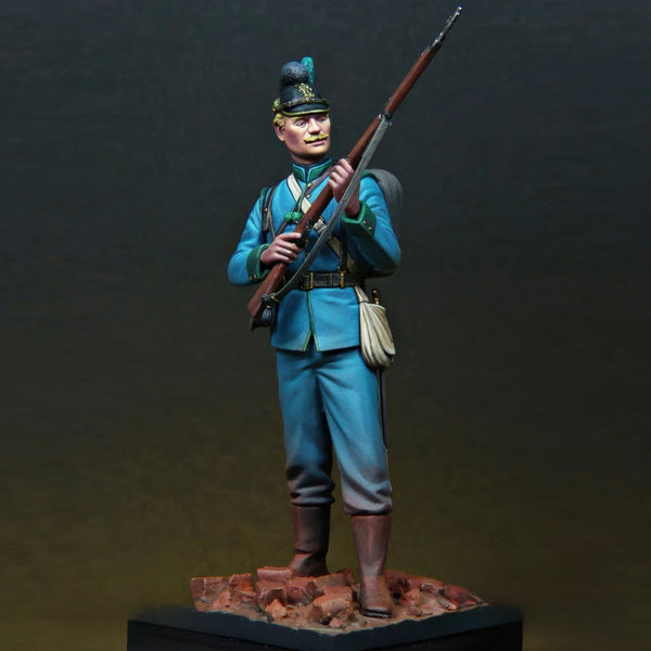 1/24 WWI Bavarian Infantry, Resin Model Figure Kit, Unassembled and Unpainted
