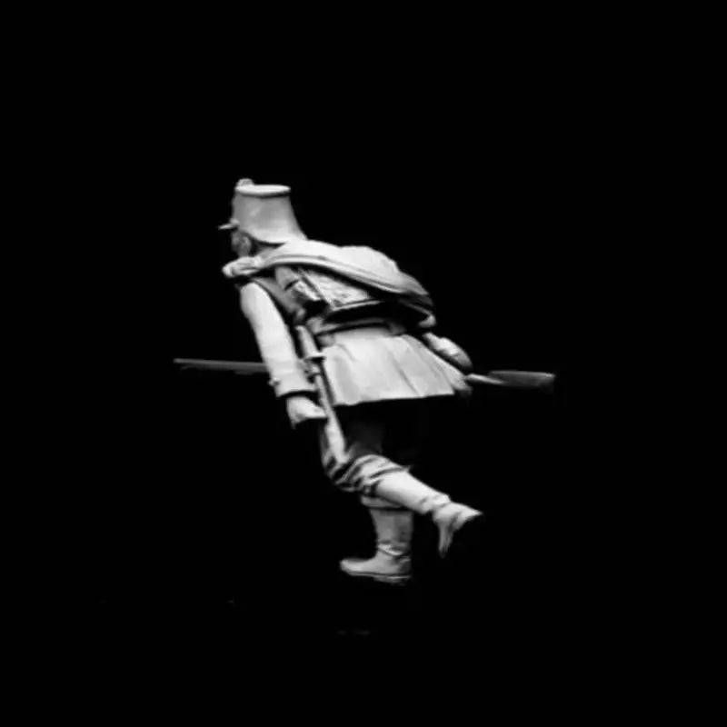 1/24 WWI Soldiers Combat Set, 4 Figures, Resin Model Figure Kit, Unassembled and Unpainted