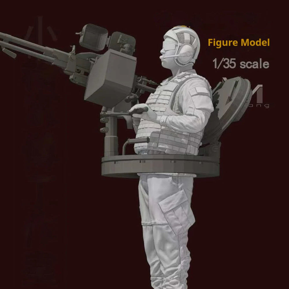 1/35 Modern PLA Soldiers, 2 Figures, Resin Model Figure Kit, Unassembled and Unpainted