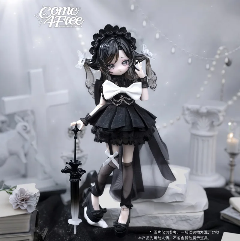 1/12 Ocean Gem BJD Collectible Doll, Resin Model Figure Kit, Anime Theme, Unassembled and Unpainted