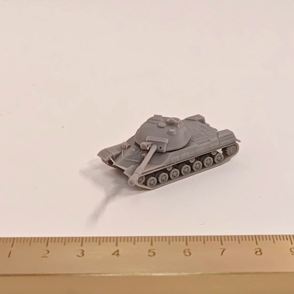 1/144 Cold War Soviet T-10 Heavy Tank, Resin Model Vehicle Kit, Unassembled and Unpainted