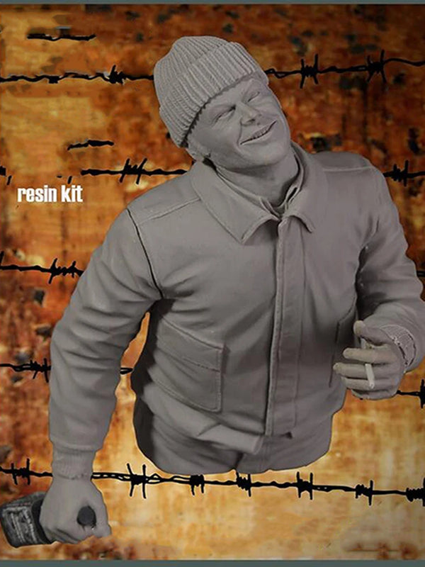 1/10 Modern Male, Resin Model Bust Kit, Historical Theme, Unassembled and Unpainted