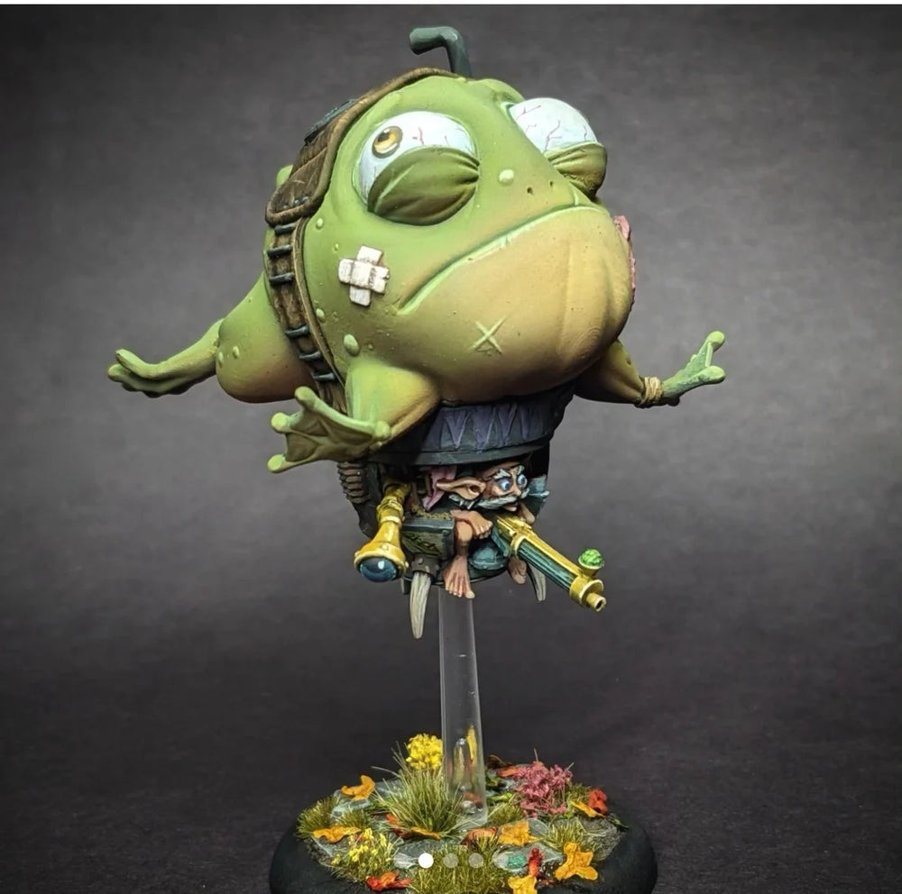 Goblin Airship Pilot, Resin Model Vehicle Kit, Fantasy Theme, Unassembled and Unpainted