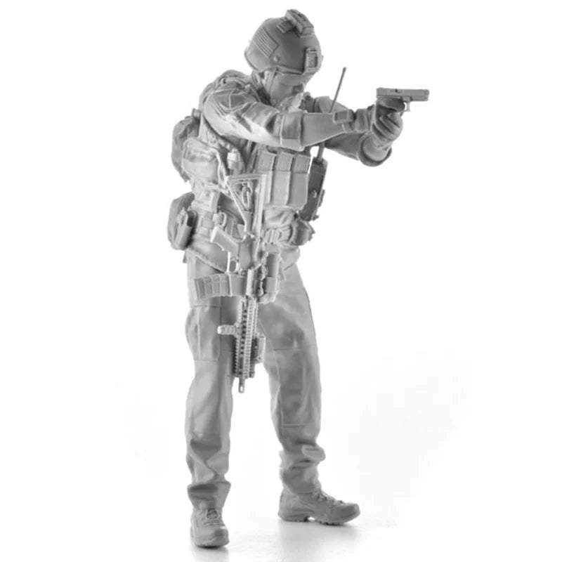 1/16 Modern US Army Special Forces, 3 Figures, Resin Model Figure Kit, Unassembled and Unpainted