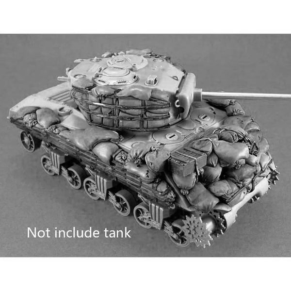 1/35 WWII US Medium Tank 76mm Long Barrel, Resin Model Vehicle Kit, Unassembled and Unpainted