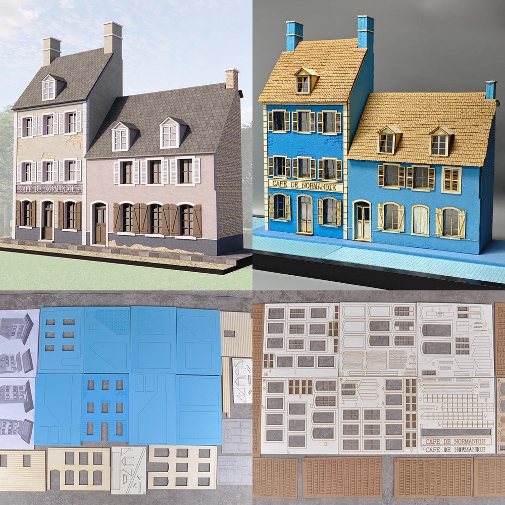 1/35 Normandy Cafe Club, Resin Model Diorama Kit, Historical Theme, Unassembled and Unpainted