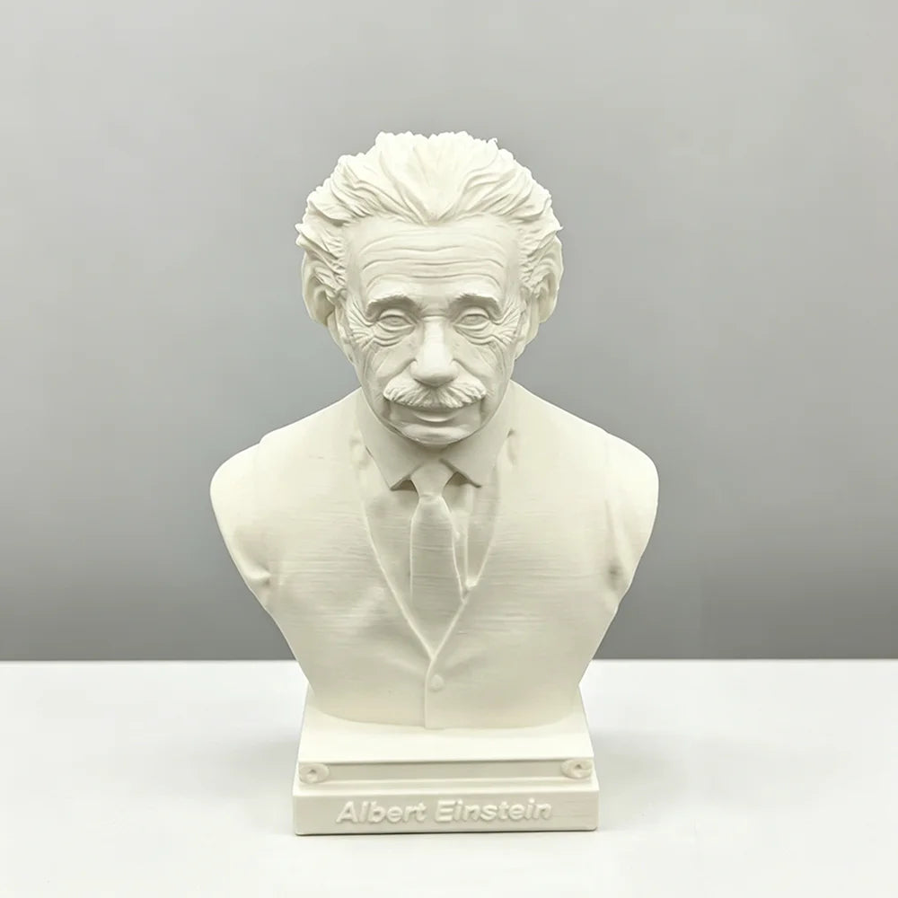 100mm Modern Albert Einstein, Resin Model Bust Kit, Unassembled and Unpainted