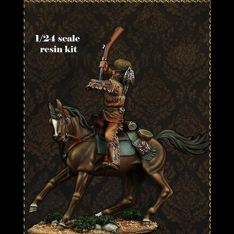 1/24 Ancient Cavalry Soldier, Resin Model Figure Kit, Unassembled and Unpainted