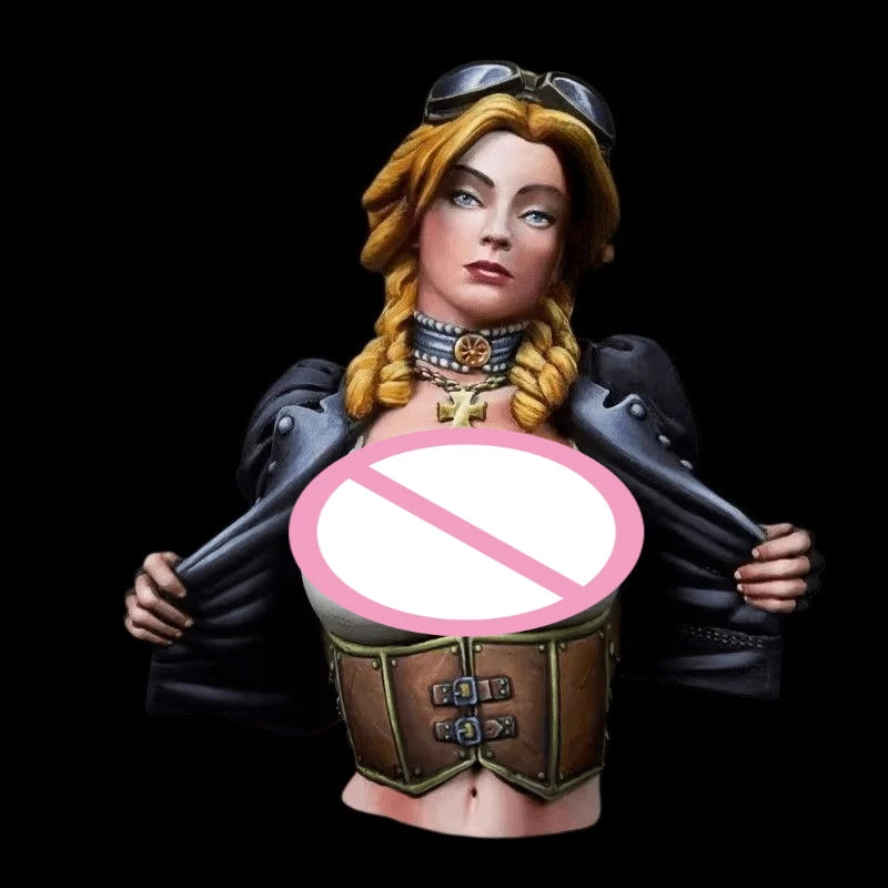 1/12 Female Gothic, Resin Model Bust Kit, Fantasy Theme, Unassembled and Unpainted