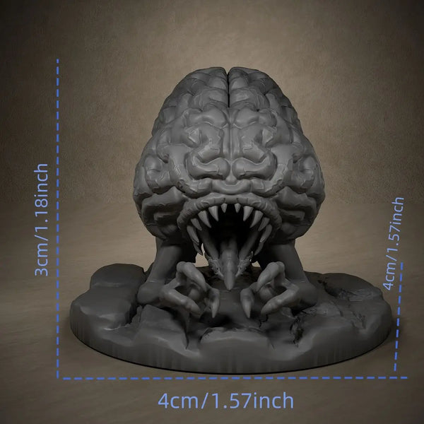 40mm Wisdom Devourer, Resin Model Bust Kit, Fantasy Theme, Unassembled and Unpainted