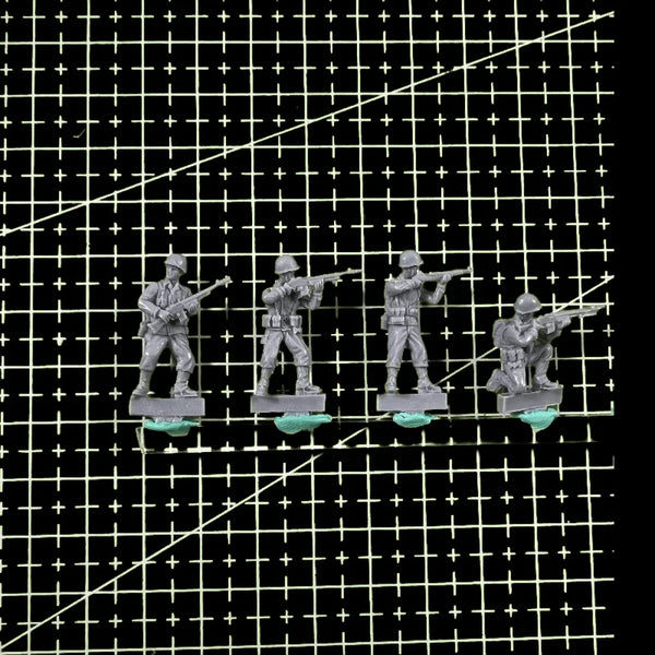 1/72 Modern Military Tactical Soldiers, 6 Figures, Resin Model Figure Kit, Unassembled and Unpainted