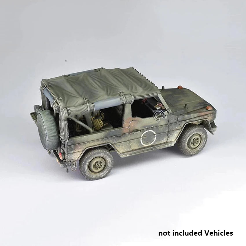 1/35 Modern Military Humvee, Resin Model Vehicle Kit, Unassembled and Unpainted