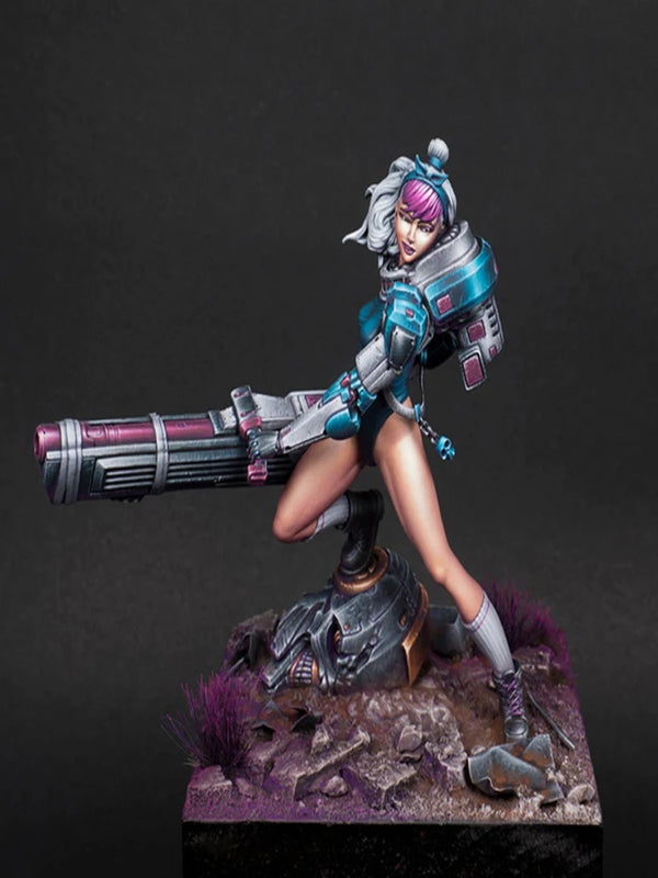 Sci-Fi Female Warrior — 1/24 Resin Figure