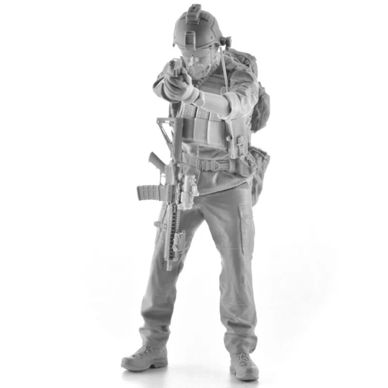 1/16 Modern US Army Special Forces, 3 Figures, Resin Model Figure Kit, Unassembled and Unpainted