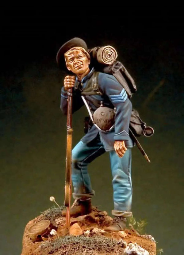 54mm WWI Infantryman, Resin Model Figure Kit, Unassembled and Unpainted