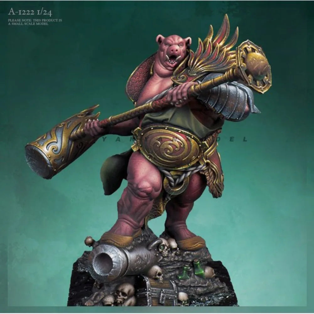 1/24 Marshal Tianpeng Pig Warriors, 3 Figures, Resin Model Figure Kit, Fantasy Theme, Unassembled and Unpainted