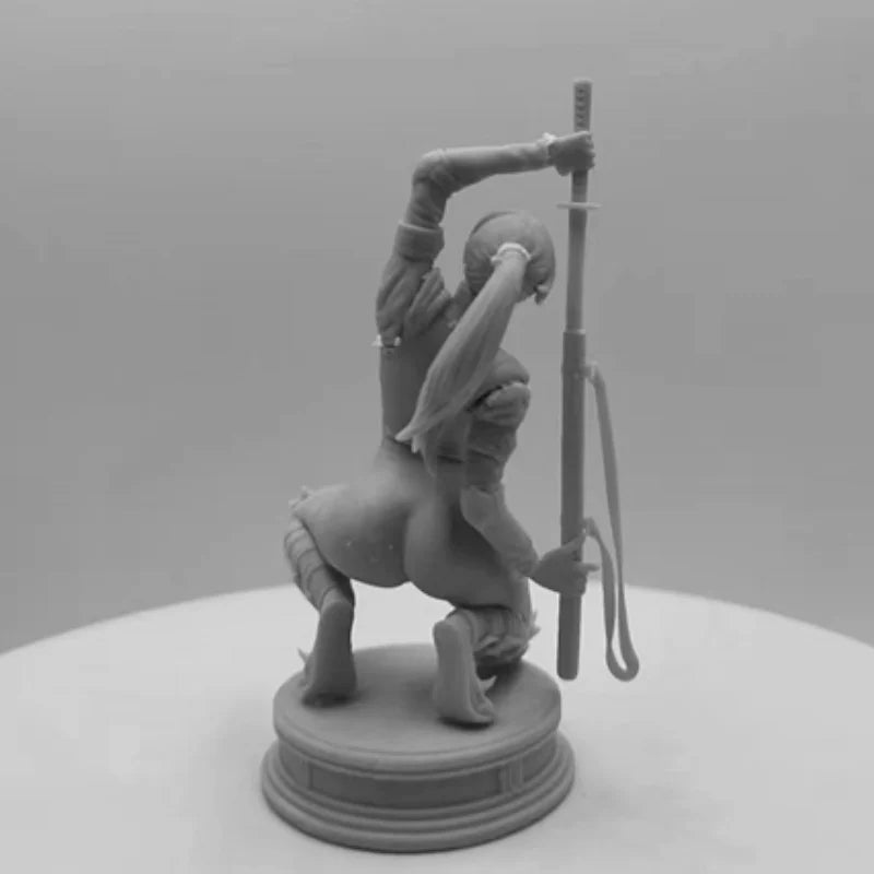 1/24 Sci-Fi Ninja Girl Sara, Resin Model Figure Kit, Anime Theme, Unassembled and Unpainted