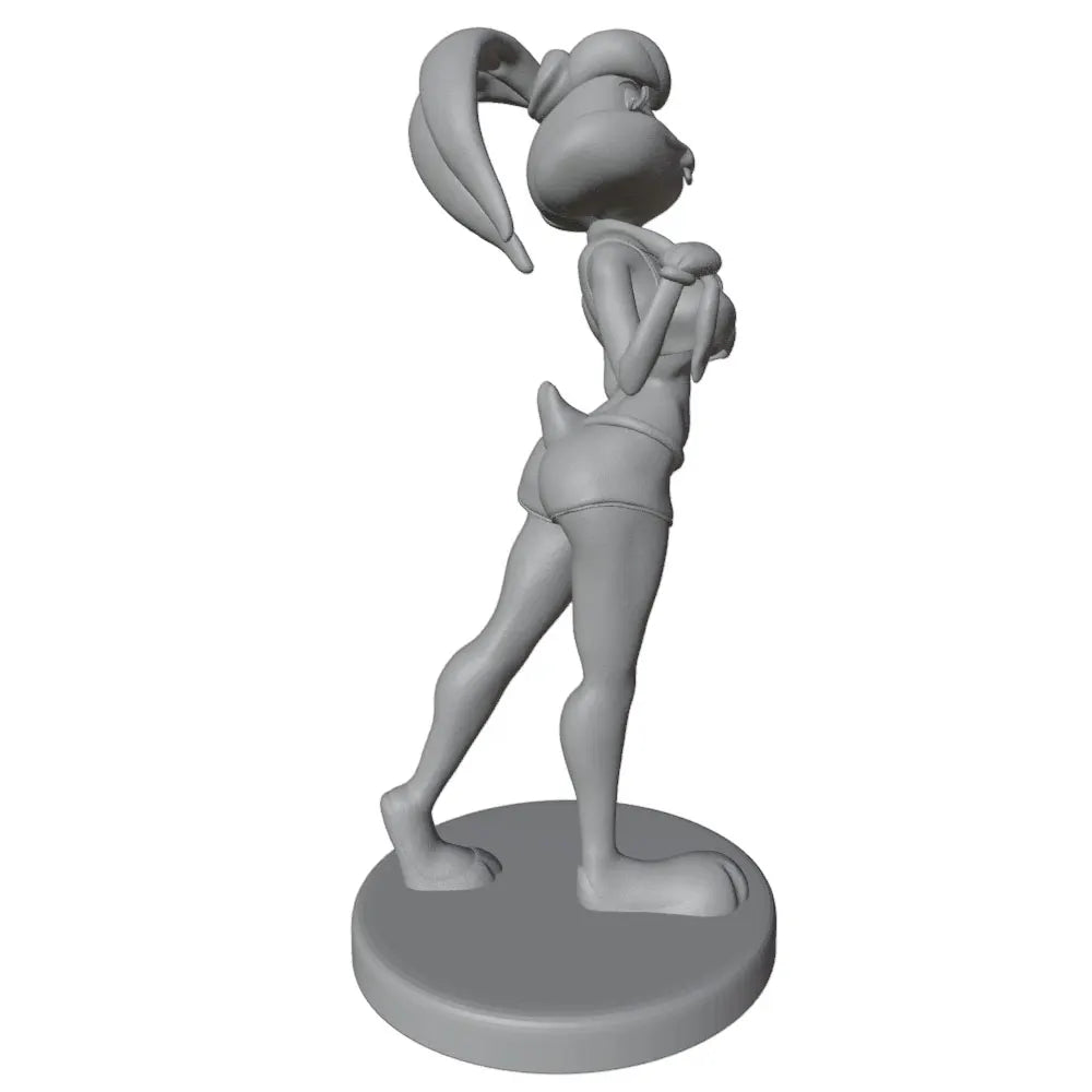 75mm Elf Female Character, Resin Model Figure Kit, Anime Theme, Unassembled and Unpainted