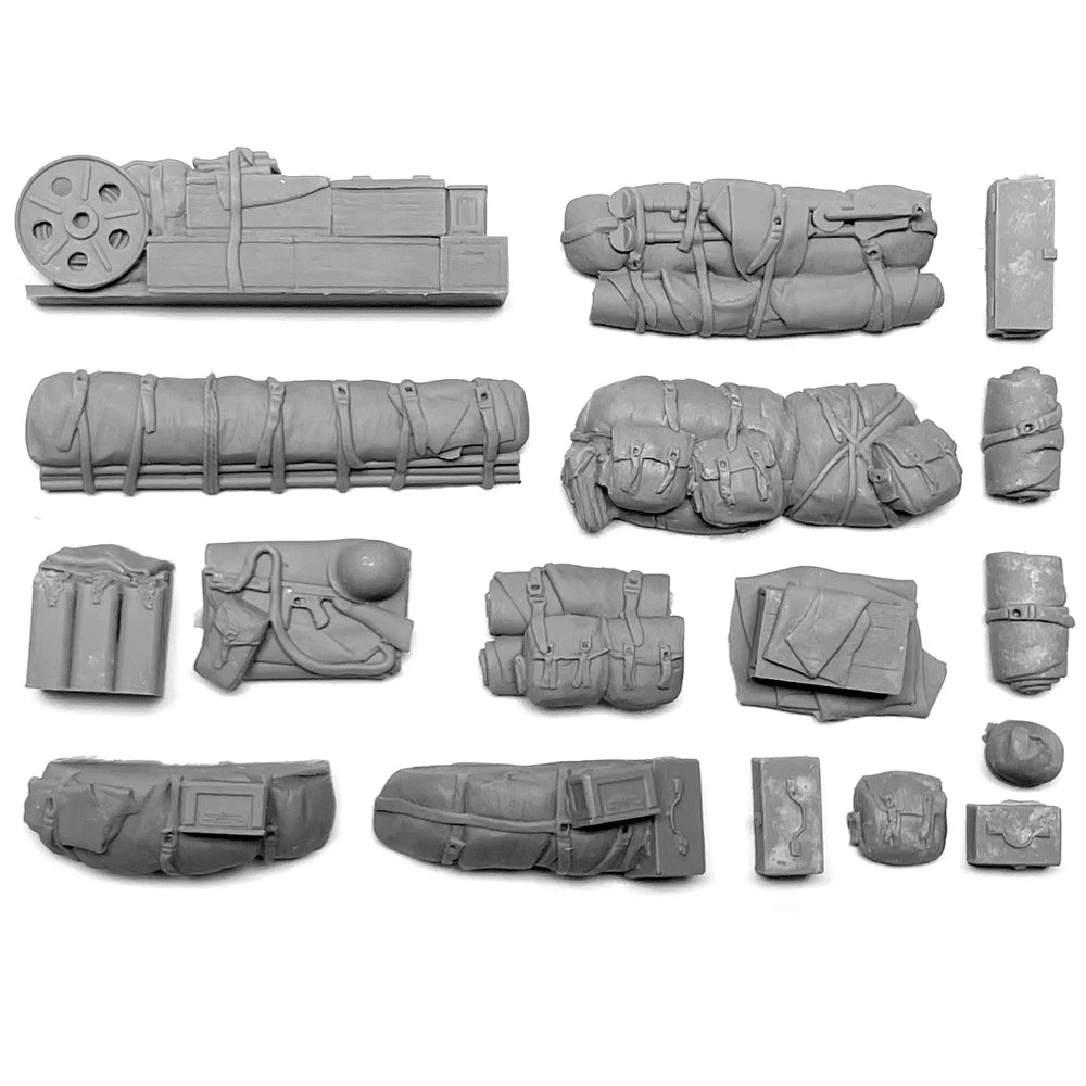1/35 WWII U.S. M3 Scout Car, Resin Model Vehicle Kit, Unassembled and Unpainted